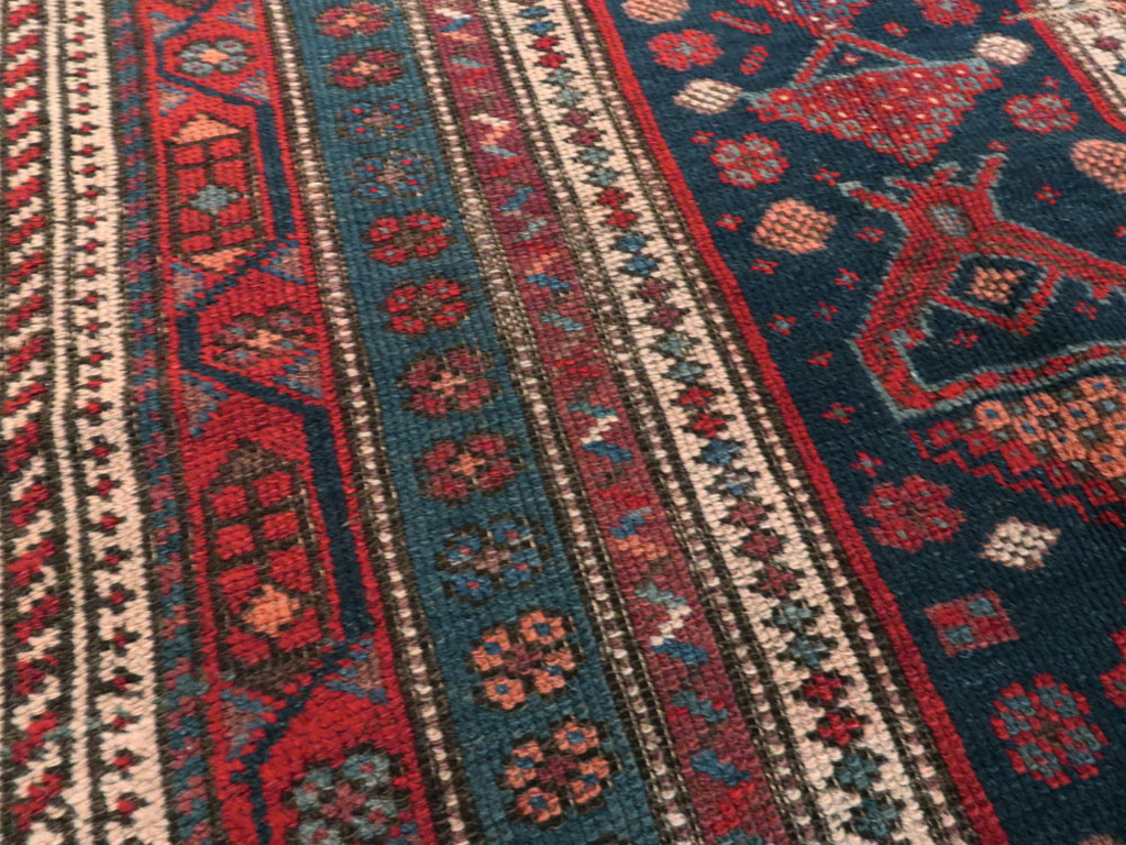 Antique Persian Kurdish Rug, No.25472 - Gss