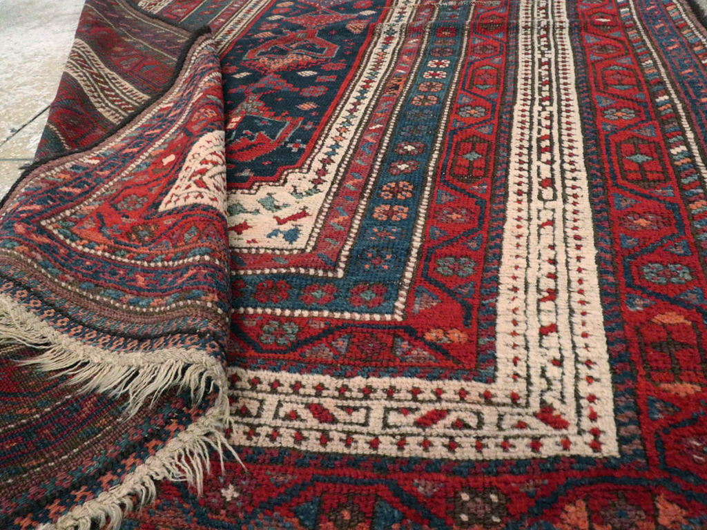 Antique Persian Kurdish Rug, No.25472 - Gss