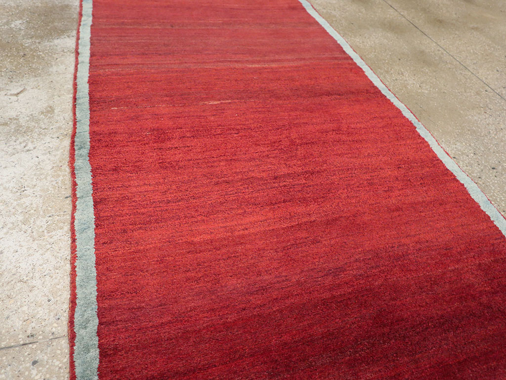 Vintage Persian Malayer Modernist Rug, No.25485 - Gss