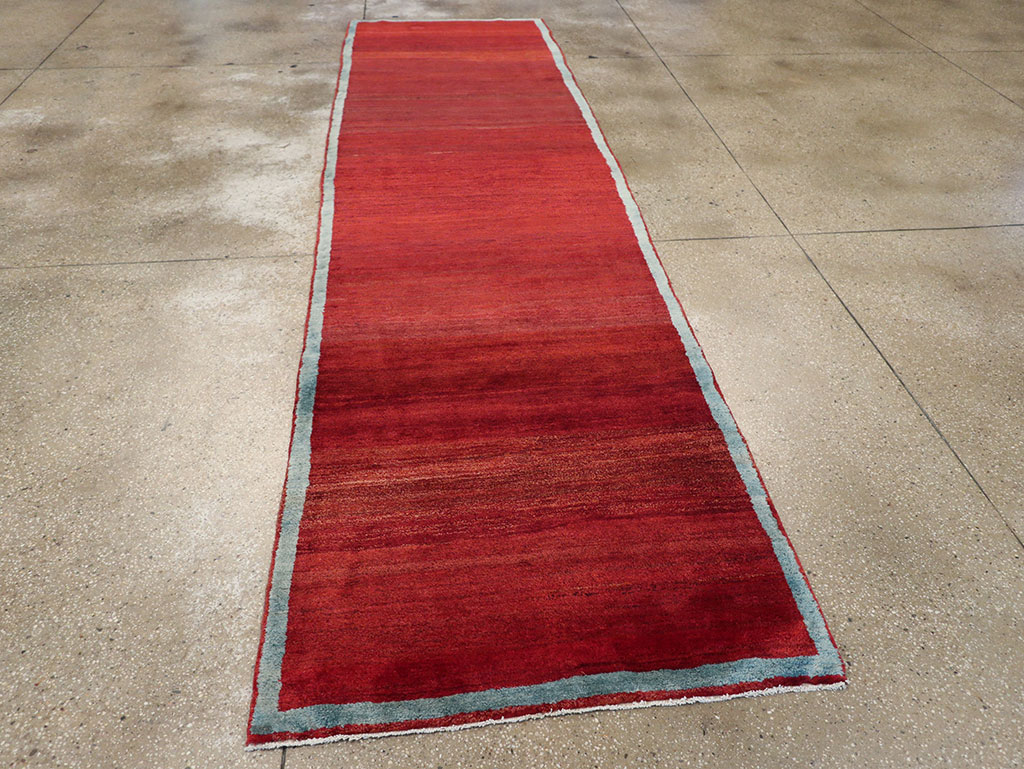 Vintage Persian Malayer Modernist Rug, No.25485 - Gss