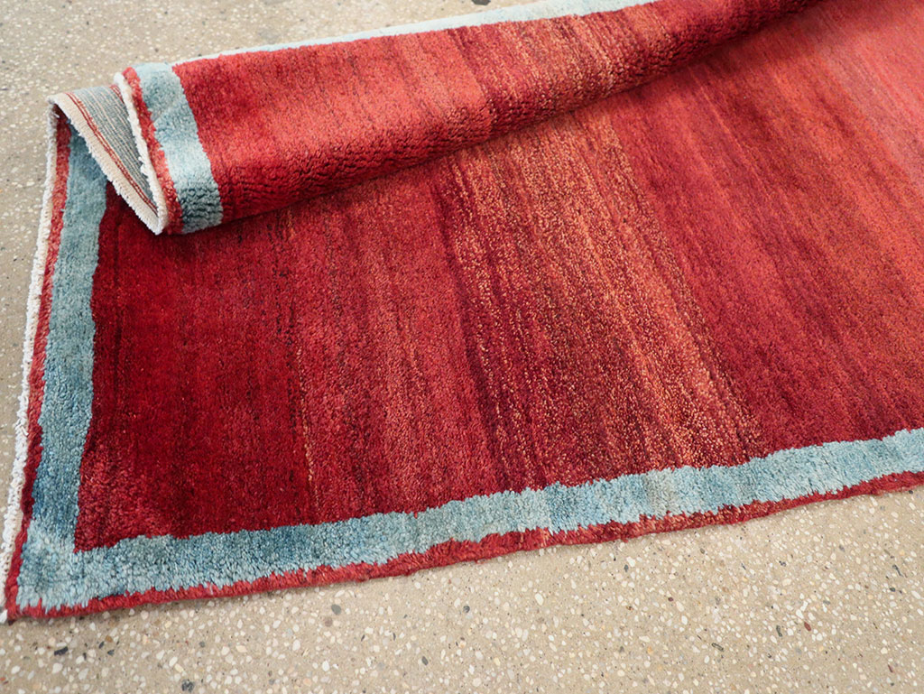 Vintage Persian Malayer Modernist Rug, No.25485 - Gss