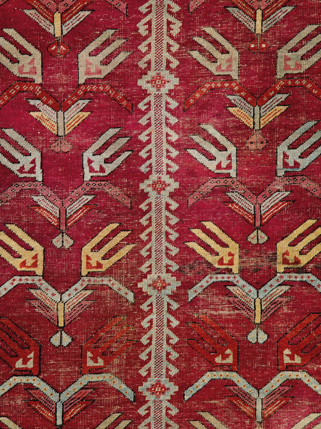 Antique Turkish Ghiordes Runner, No.25486 - Gss
