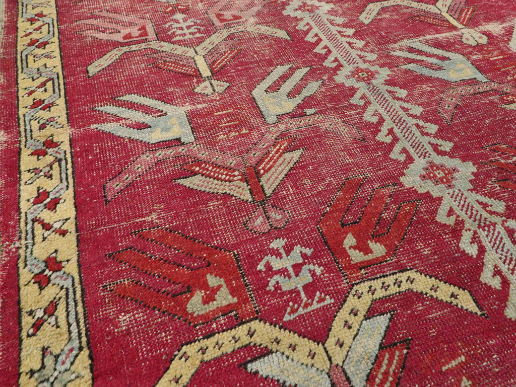 Antique Turkish Ghiordes Runner, No.25486 - Gss