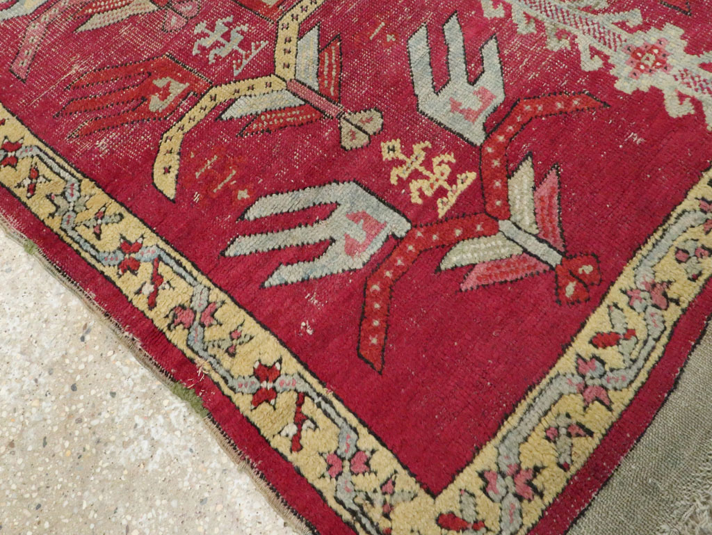 Antique Turkish Ghiordes Runner, No.25486 - Gss