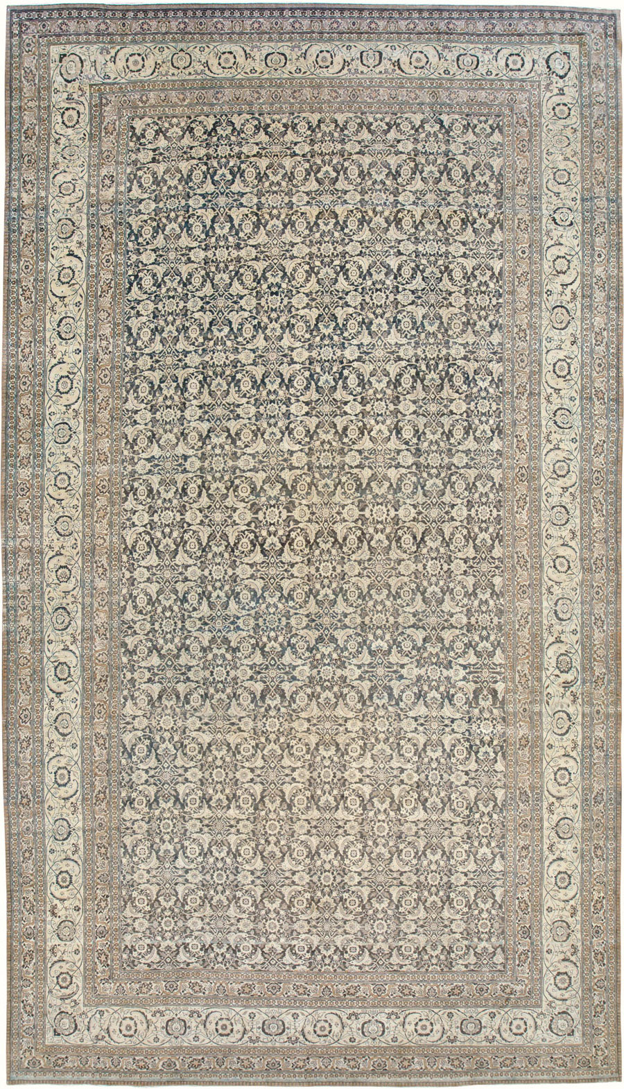 Antique Persian Tabriz Carpet, No.25490 - Gss