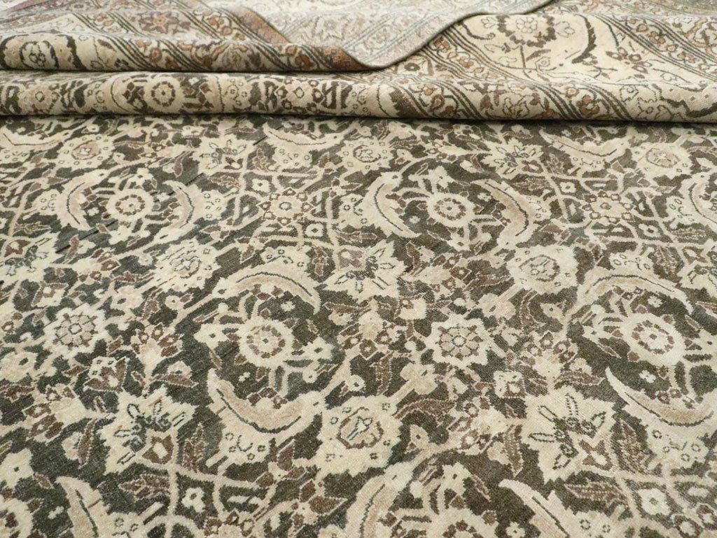 Antique Persian Tabriz Carpet, No.25490 - Gss