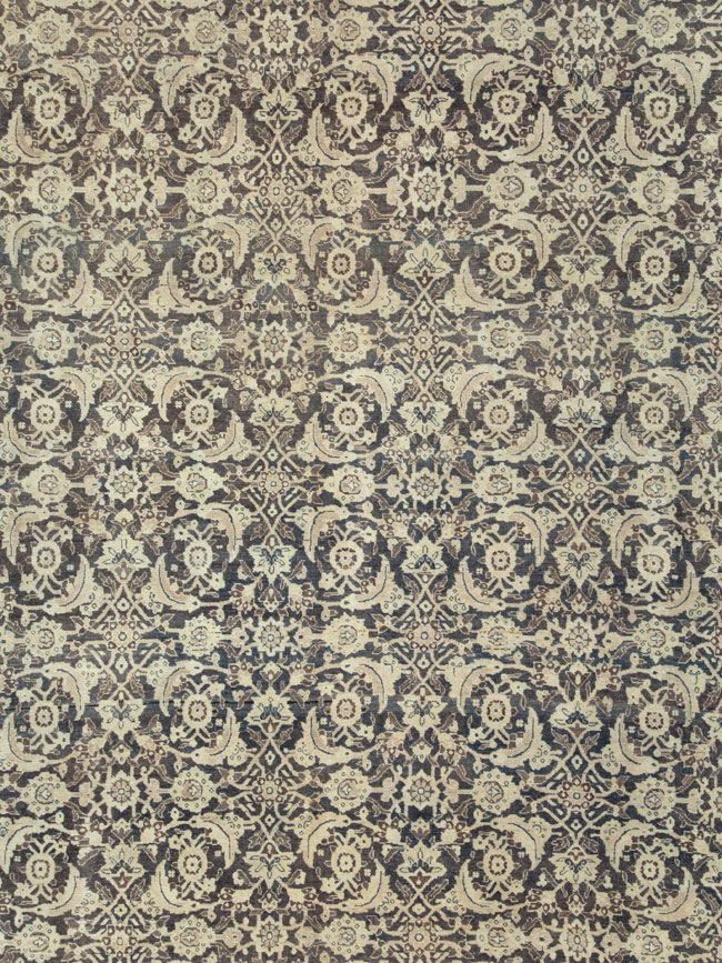 Antique Persian Tabriz Carpet, No.25490 - Gss