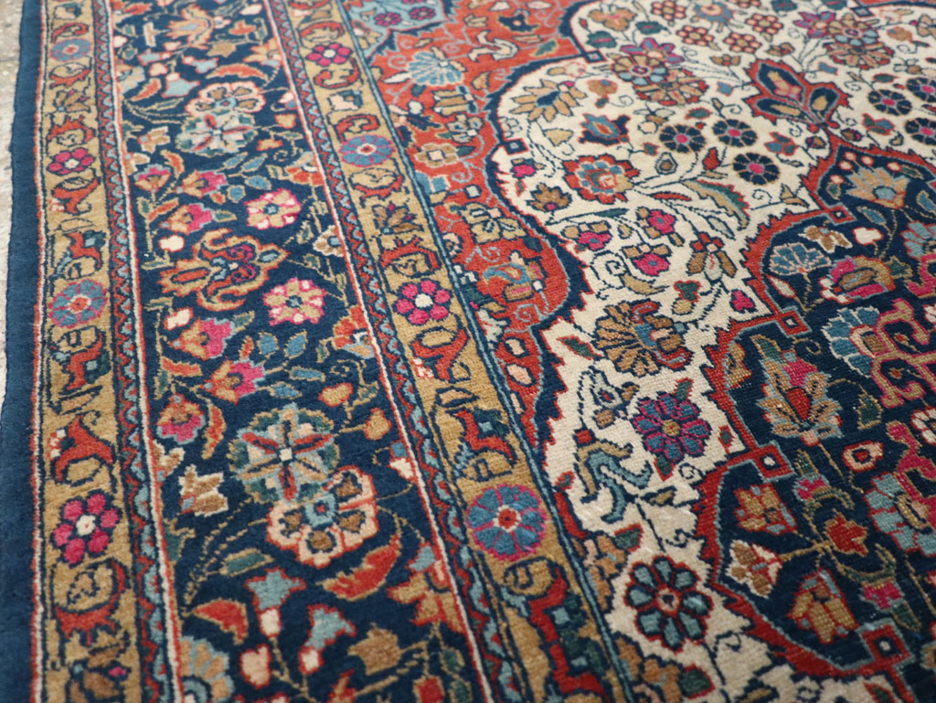 Antique Persian Kashan Rug, No.25501 - Gss