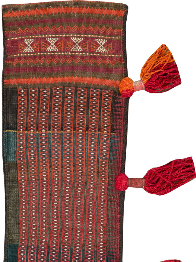 Vintage Uzbek Tribal Tent Band, No.25504 - Gss