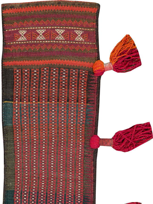 Vintage Uzbek Tribal Tent Band, No.25504 - Gss