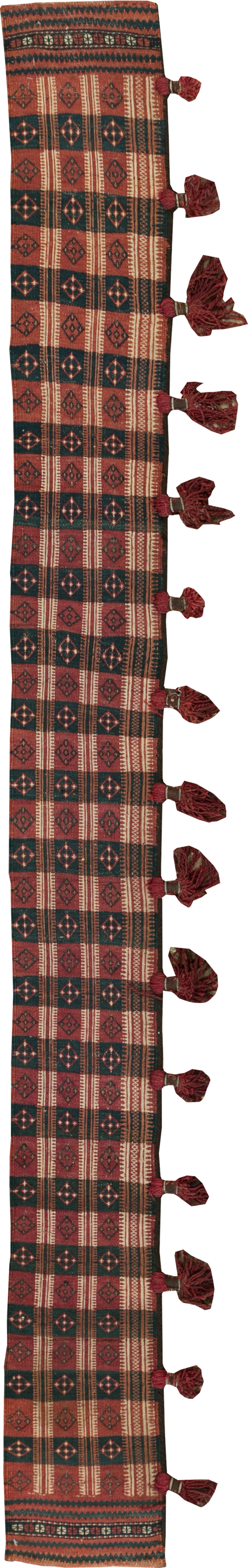 Vintage Uzbek Tribal Tent Band, No.25505 - Gss