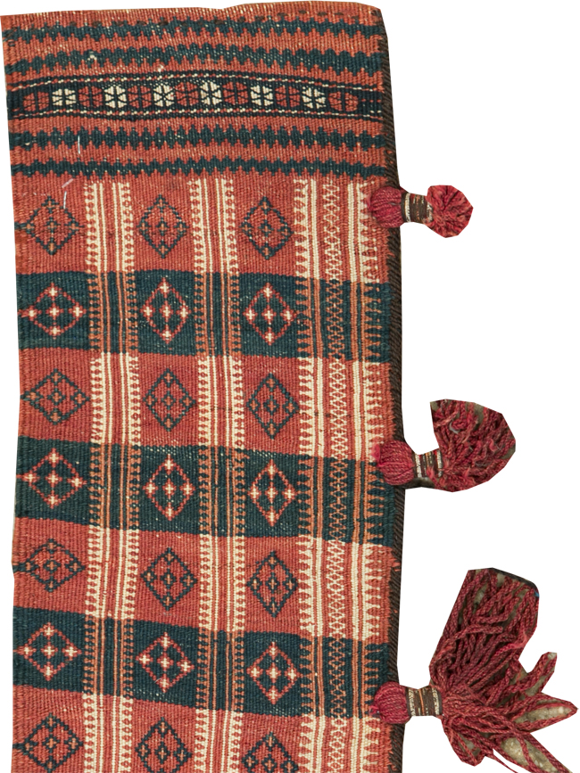 Vintage Uzbek Tribal Tent Band, No.25505 - Gss