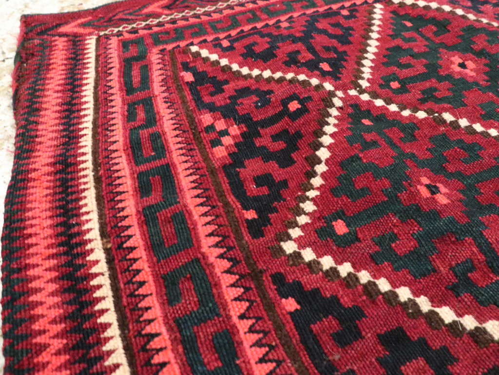 Vintage Central Asian Tribal Bag Face, No.25511 - Gss