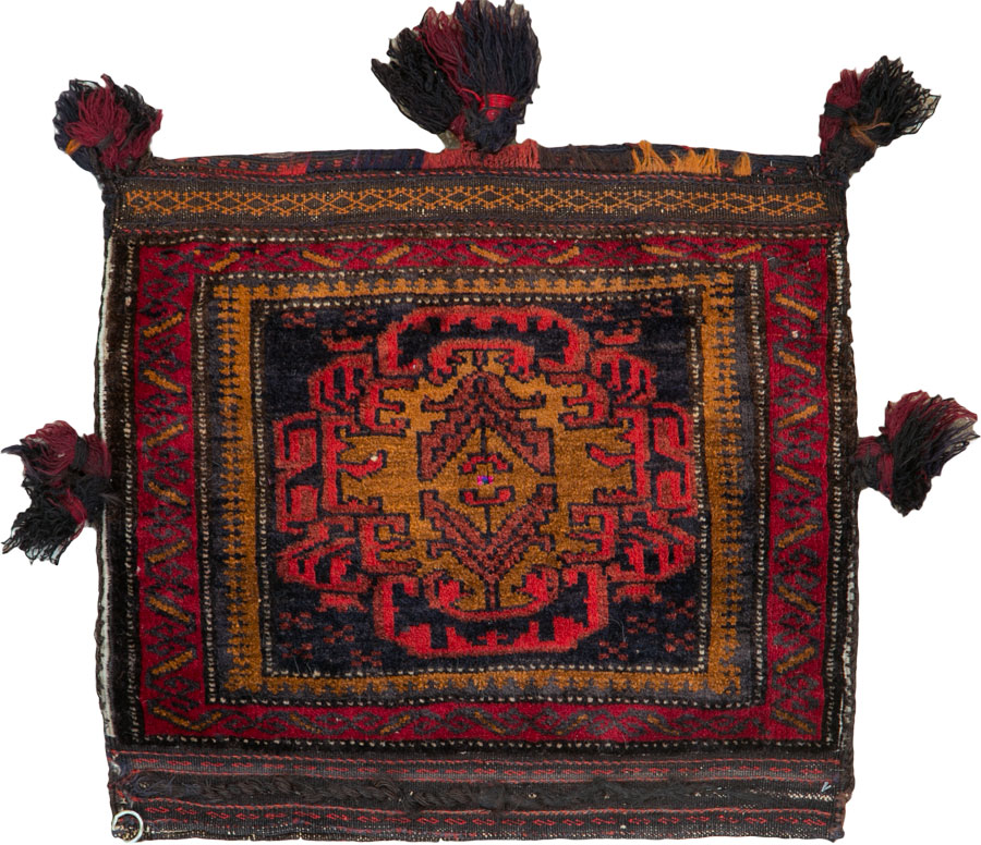 Vintage Persian Baluch Bag Face, No.25512 - Gss