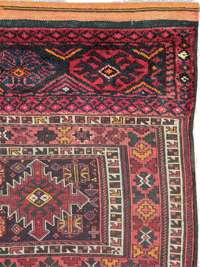 Vintage Persian Bakhtiari Bag Face, No.25517 - Gss