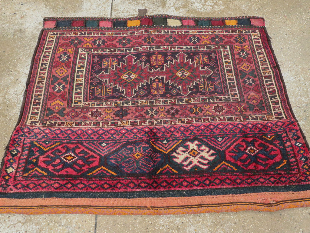 Vintage Persian Bakhtiari Bag Face, No.25517 - Gss