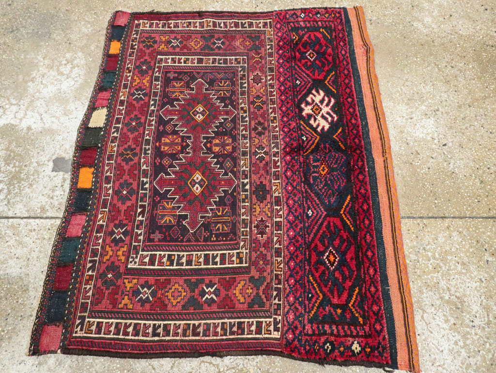 Vintage Persian Bakhtiari Bag Face, No.25517 - Gss