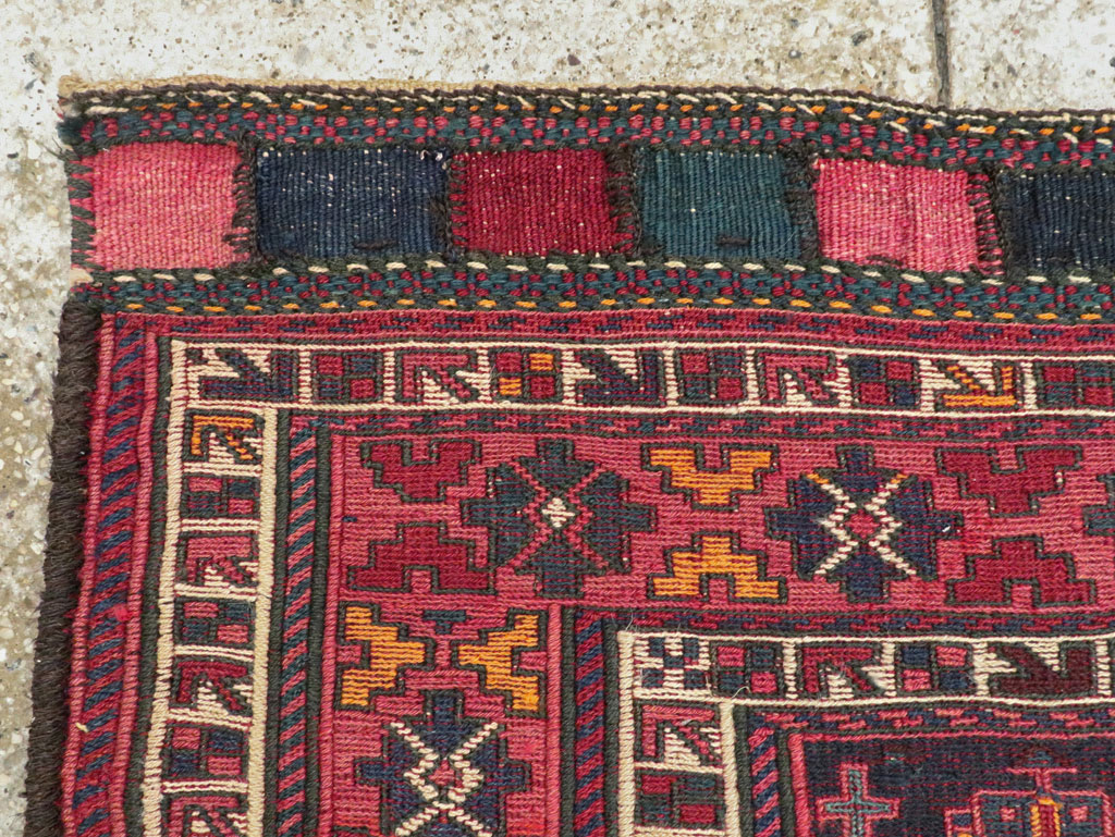 Vintage Persian Bakhtiari Bag Face, No.25517 - Gss