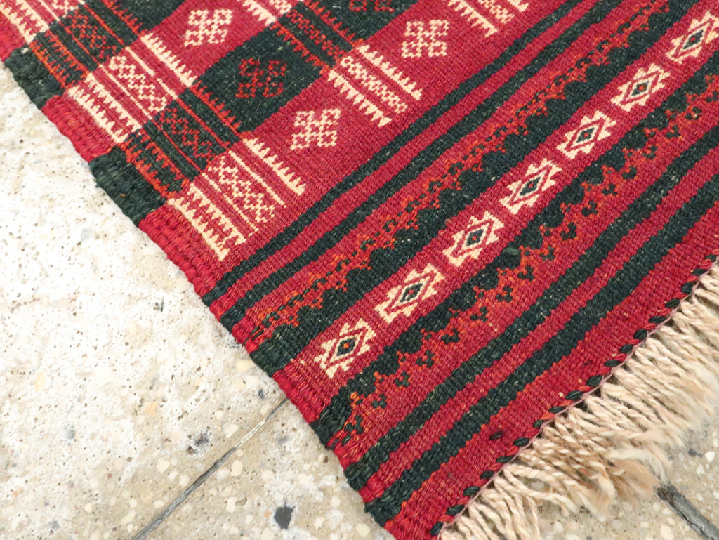 Vintage Uzbek Tribal Tent Band, No.25518 - Gss