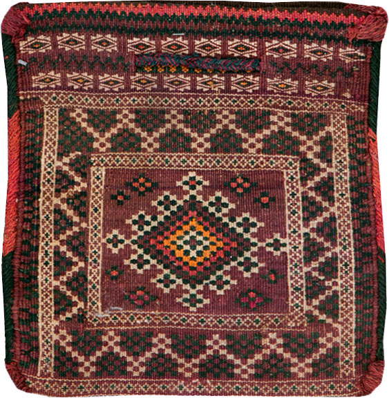 Vintage Uzbekistan Baluch Bag, No.25520 - Gss