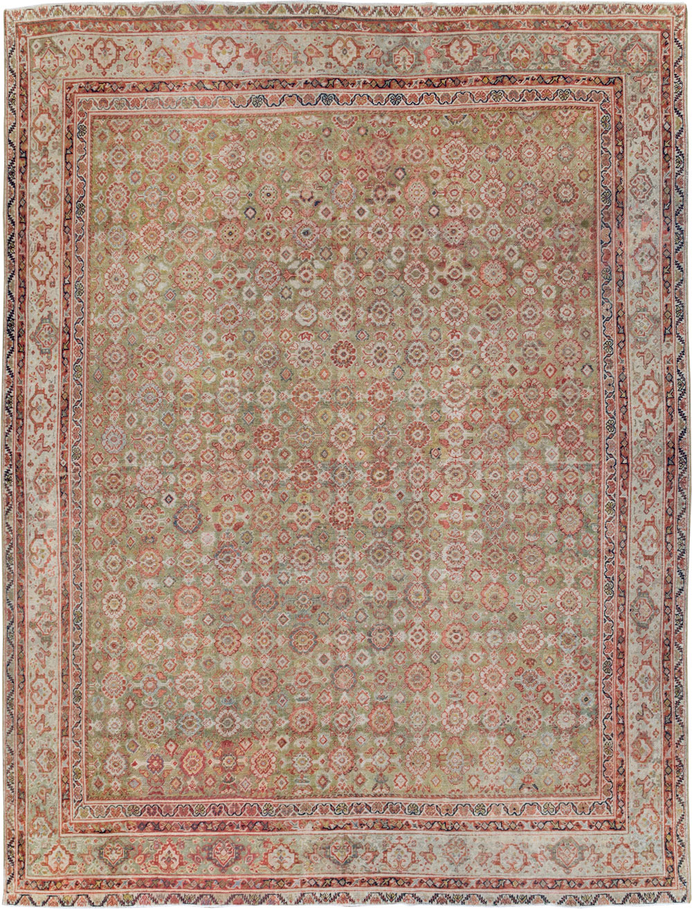 Antique Persian Mahal Carpet, No.25524 - Gss