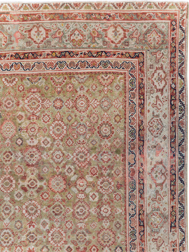 Antique Persian Mahal Carpet, No.25524 - Gss