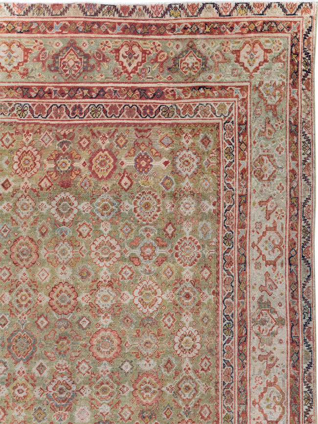 Antique Persian Mahal Carpet, No.25524 - Gss