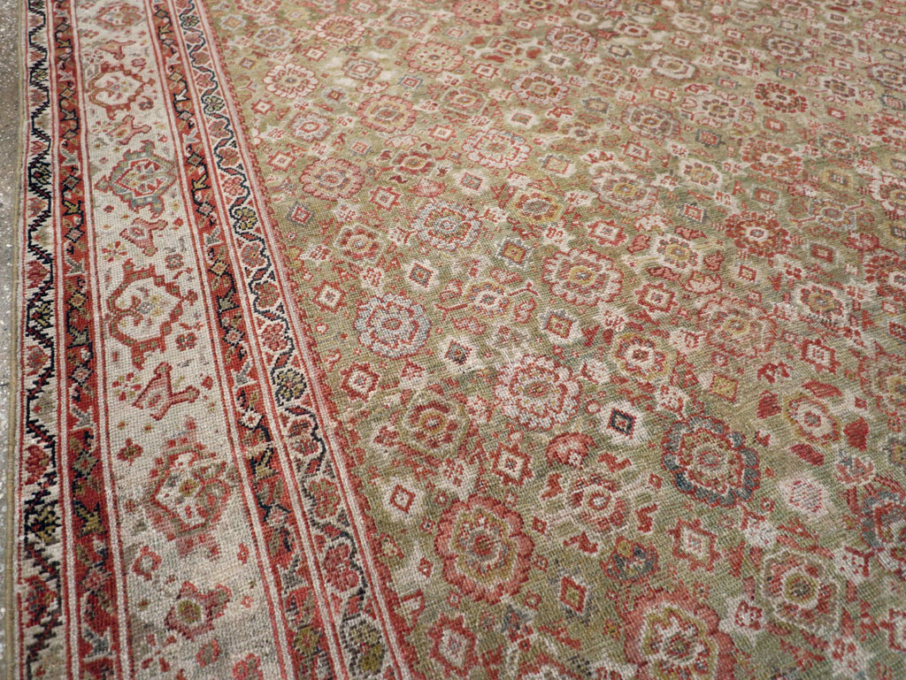 Antique Persian Mahal Carpet, No.25524 - Gss