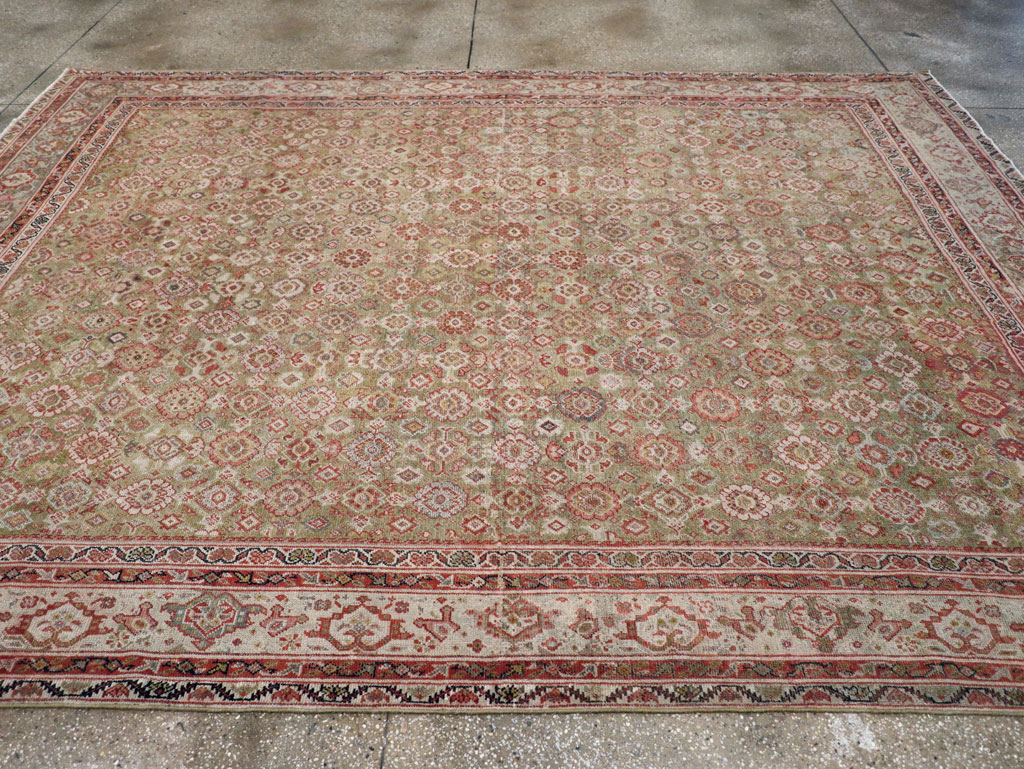 Antique Persian Mahal Carpet, No.25524 - Gss