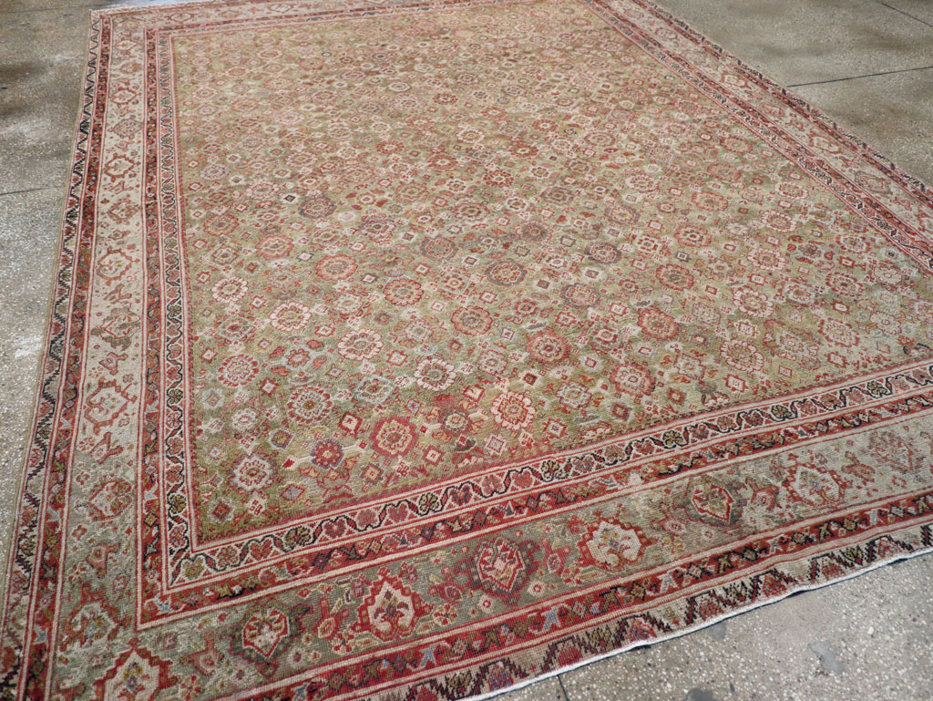 Antique Persian Mahal Carpet, No.25524 - Gss