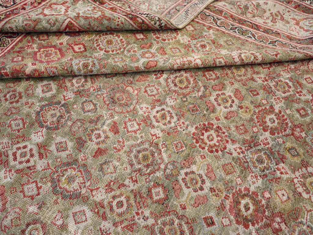 Antique Persian Mahal Carpet, No.25524 - Gss