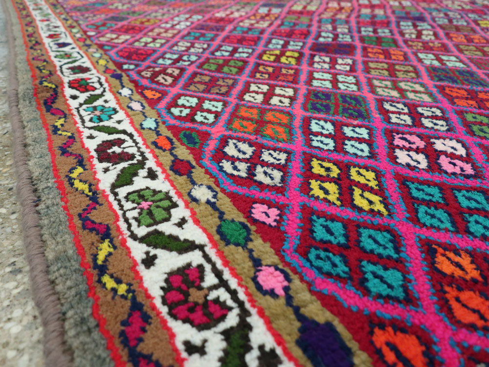Vintage Persian Hamadan Runner, No.25528 - Gss