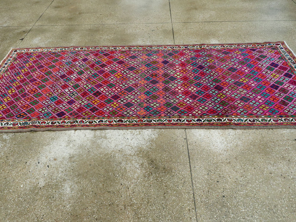 Vintage Persian Hamadan Runner, No.25528 - Gss
