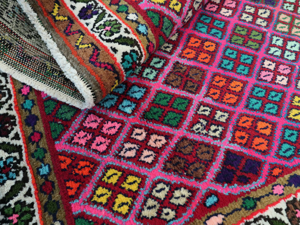 Vintage Persian Hamadan Runner, No.25528 - Gss