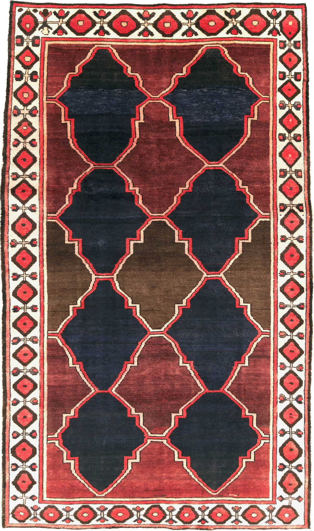Vintage Persian Bakhtiari Carpet, No.25532 - Gss