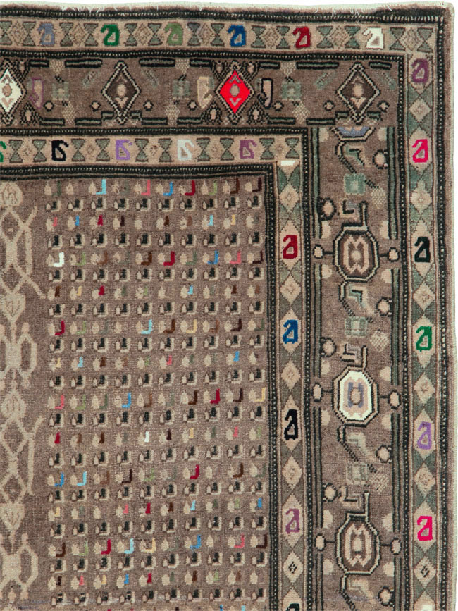 Vintage Persian Hamadan Modern Rug, No.25534 - Gss