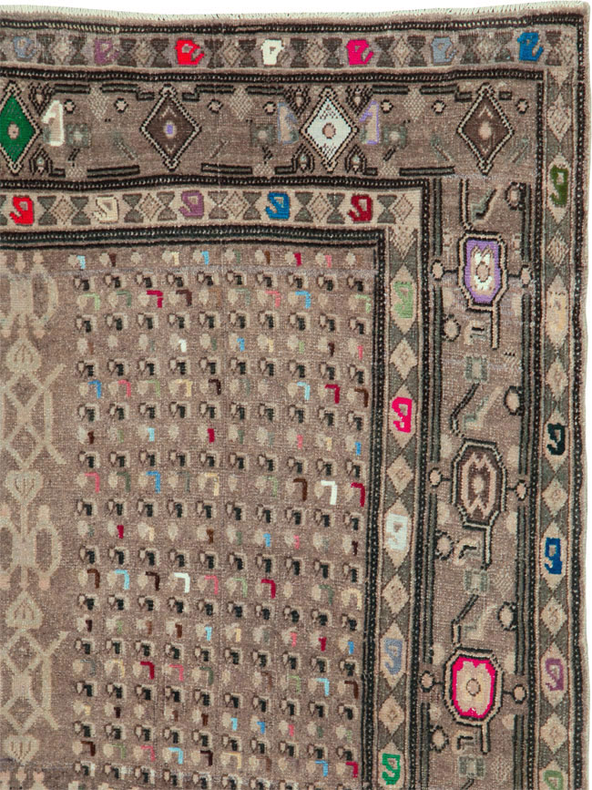 Vintage Persian Hamadan Modern Rug, No.25534 - Gss