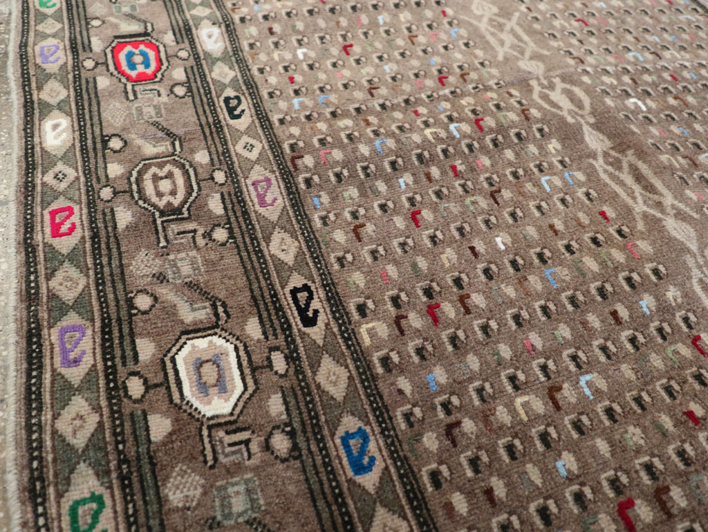 Vintage Persian Hamadan Modern Rug, No.25534 - Gss