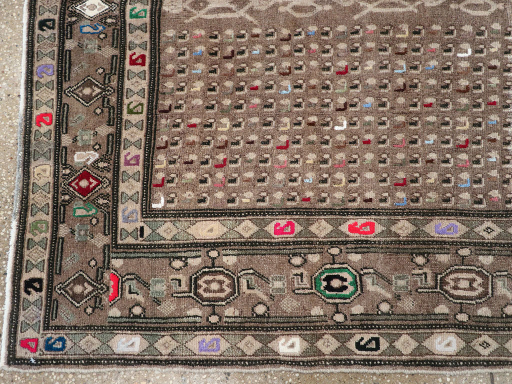 Vintage Persian Hamadan Modern Rug, No.25534 - Gss