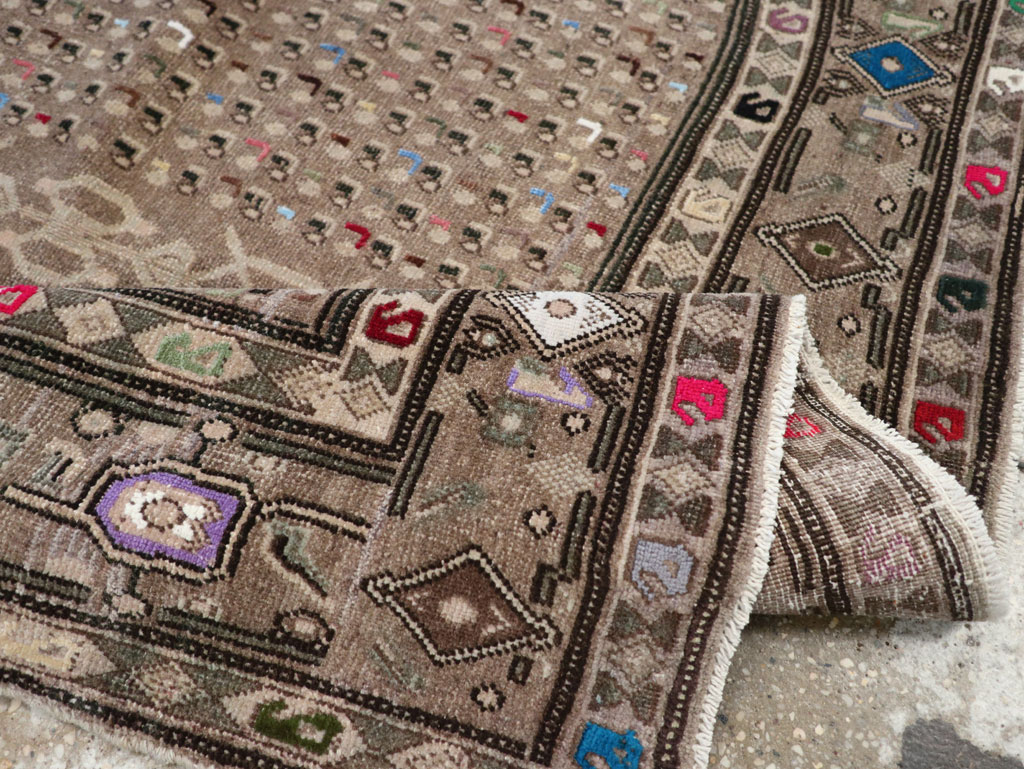 Vintage Persian Hamadan Modern Rug, No.25534 - Gss