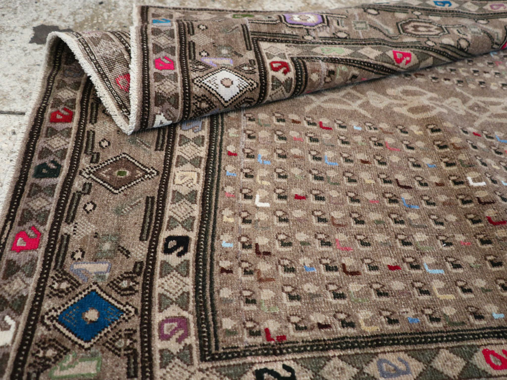 Vintage Persian Hamadan Modern Rug, No.25534 - Gss