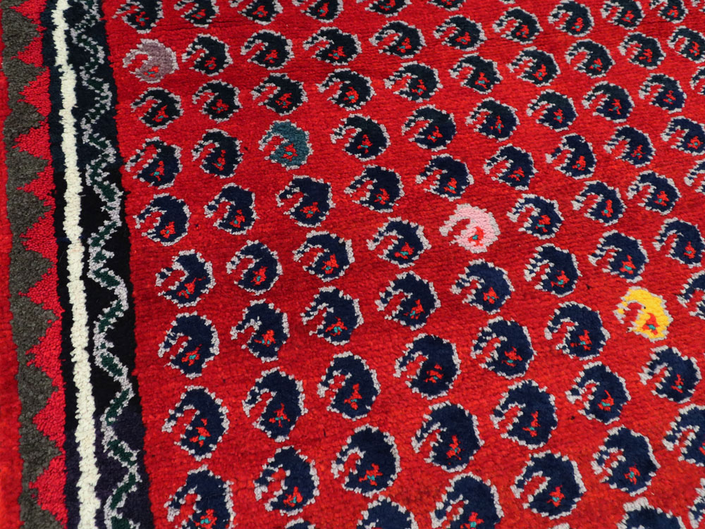 Vintage Persian Hamadan Runner, No.25535 - Gss