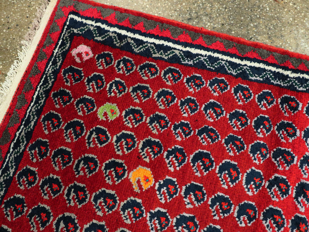 Vintage Persian Hamadan Runner, No.25535 - Gss
