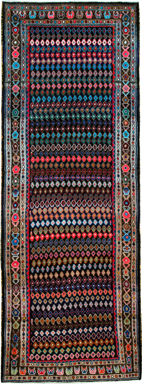 Vintage Persian Hamadan Runner, No.25536 - Gss