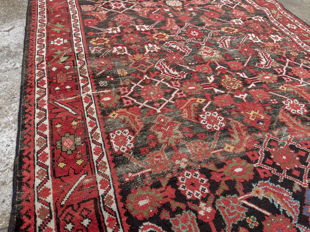 Antique Persian Mahal Rug, No.25548 - Gss