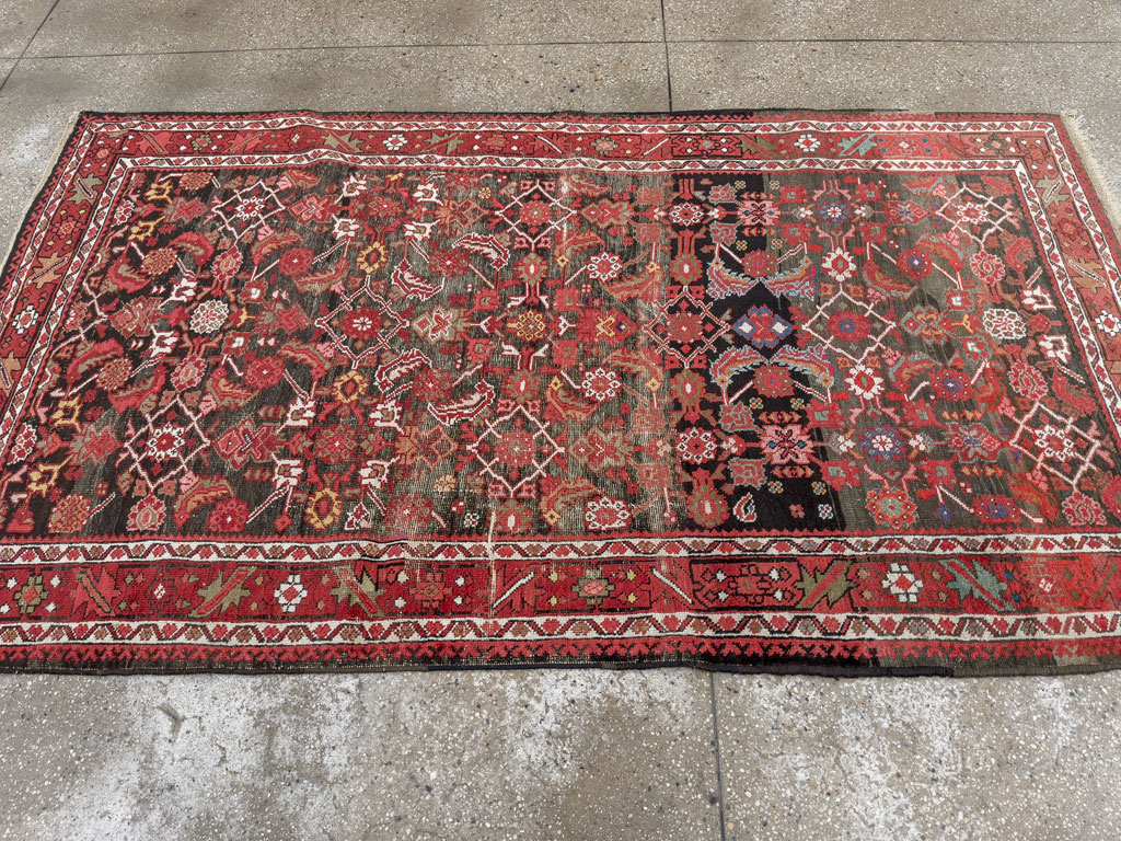 Antique Persian Mahal Rug, No.25548 - Gss