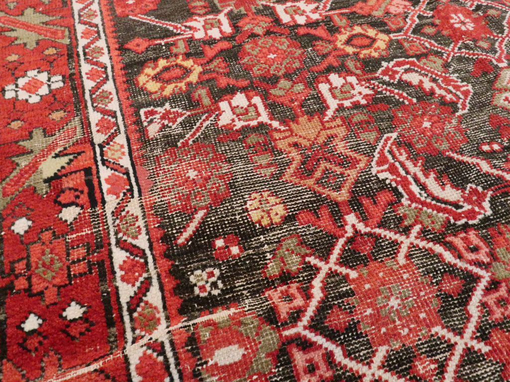 Antique Persian Mahal Rug, No.25548 - Gss