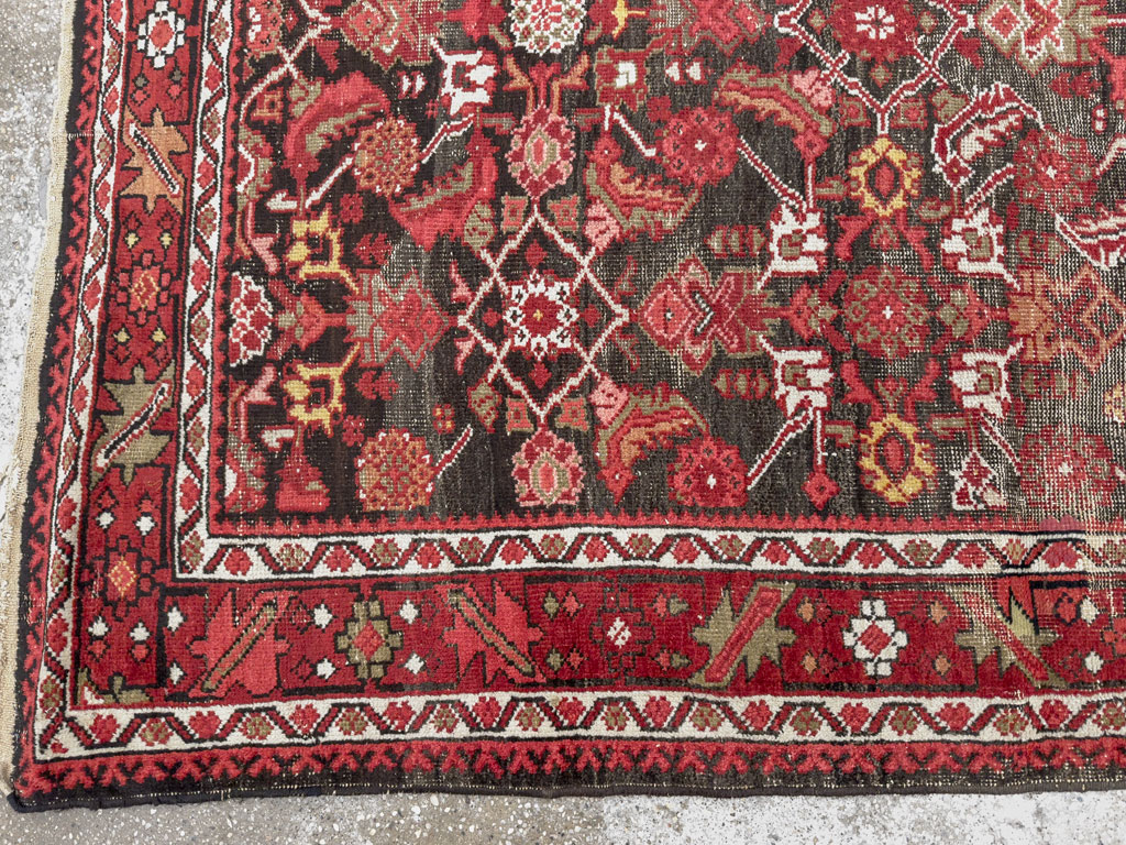 Antique Persian Mahal Rug, No.25548 - Gss