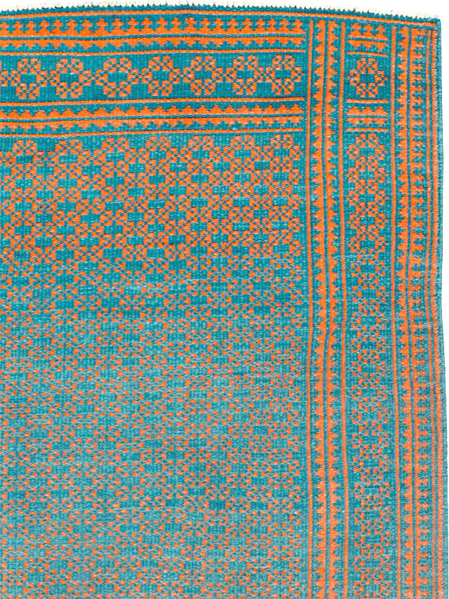 Vintage Persian Reversible Flatweave, No.25562 - Gss