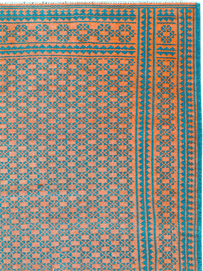Vintage Persian Reversible Flatweave, No.25562 - Gss